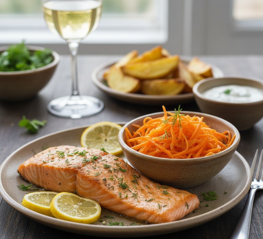 Лосось в духовке