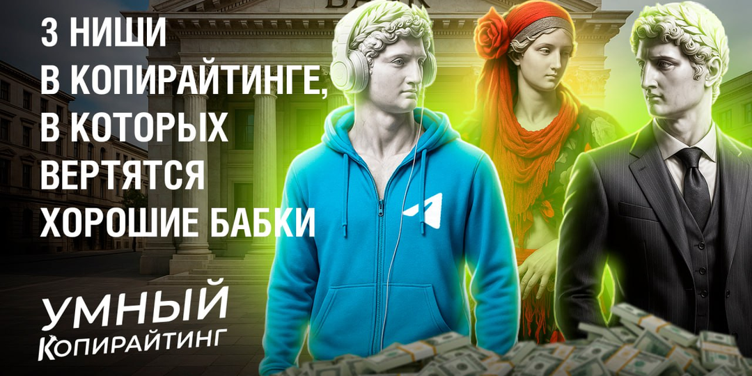 3 ниши в копирайтинге, в которых вертятся хорошие бабки