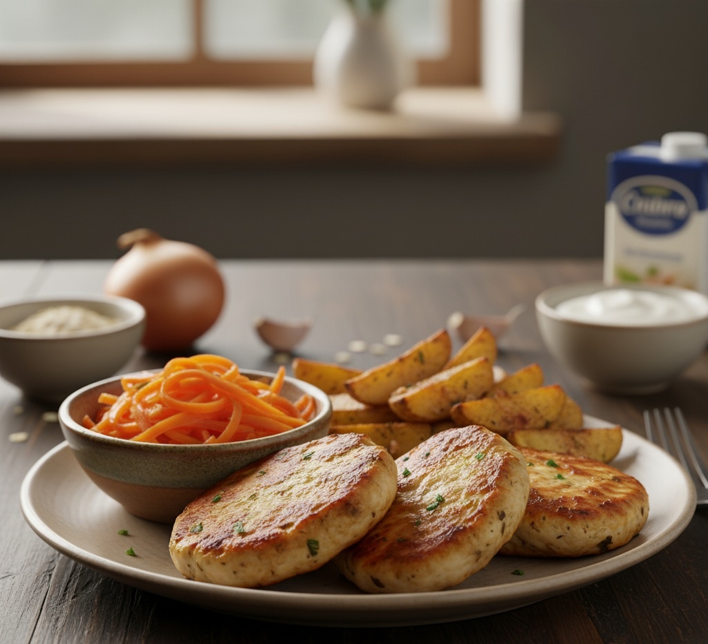 Котлеты с картофелем