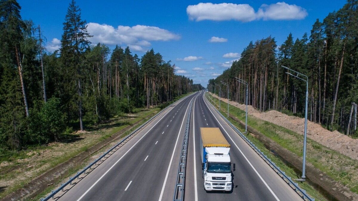 Участок ЦКАД-5 от Можайского до Новорижского шоссе. Фото: Сергей Бобылев. ТАСС
