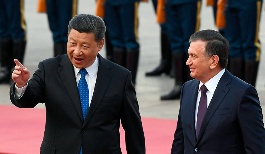 Си Цзиньпин и Шавкат Мирзиёев, 2017 год. Фото пресс-службы президента Узбекистана