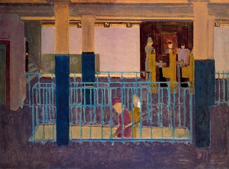 "Вход в метро", 1938 г., частная коллекция