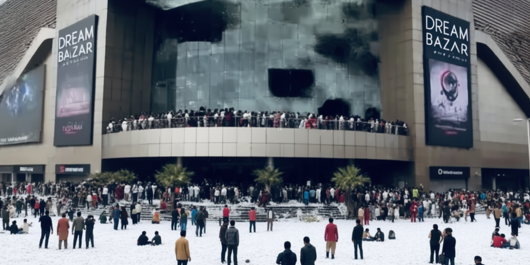 В Бангладеш открыли супермаркет. Через два часа от него не осталось ничего