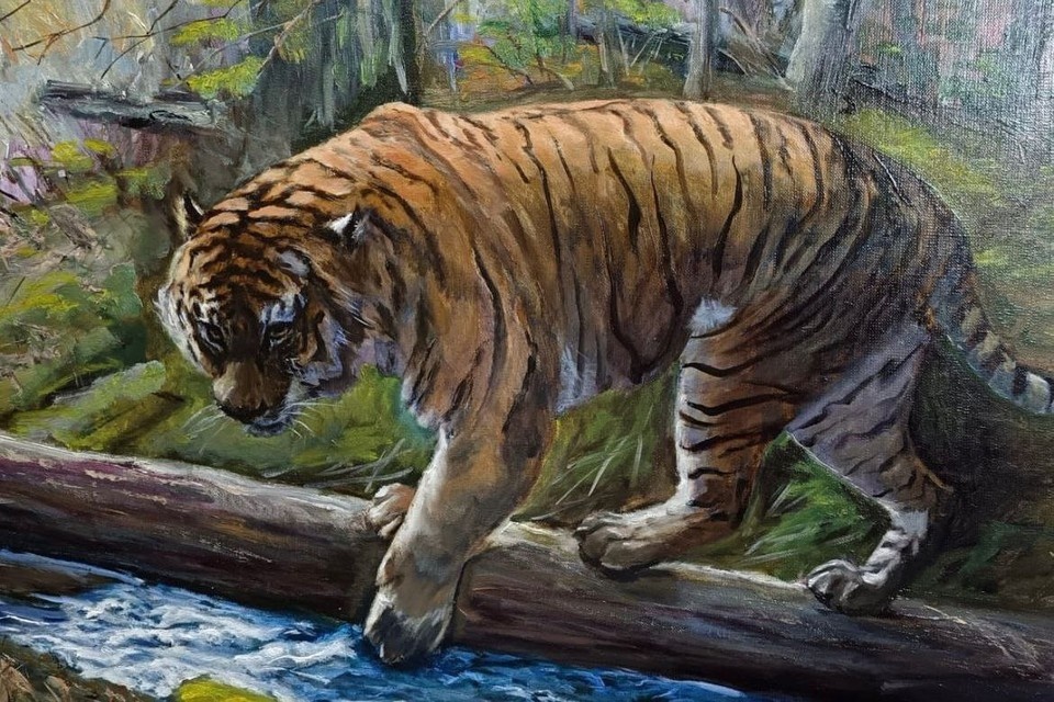    Элина Оболочкова "Хозяин лесных троп". Фото: предоставлено "КП - Дальний Восток"