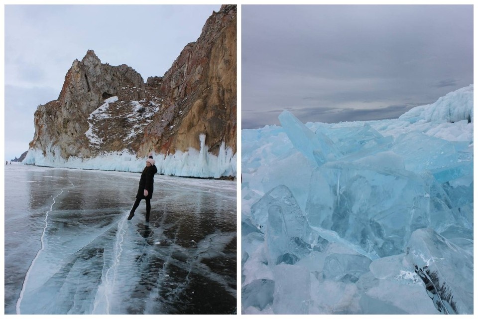    Байкал начинает покрываться льдом в декабре, однако даже к январю он сковывает не всю поверхность Виктория КУДАЕВА