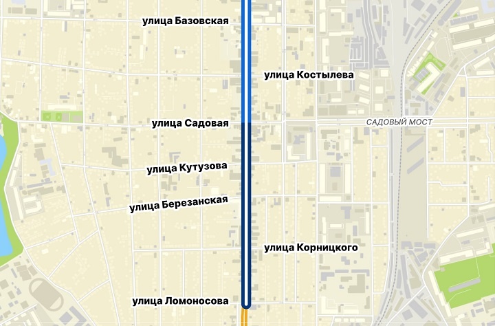    Схема: дептранспорта Краснодара