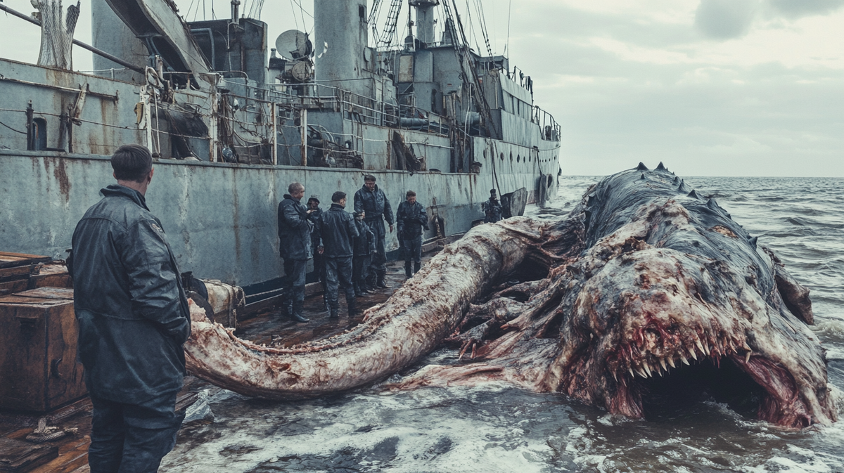 Неизвестное морское существо