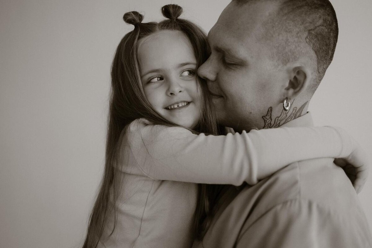 Злата с папой Александром. Изображение из личного архива героев публикации.