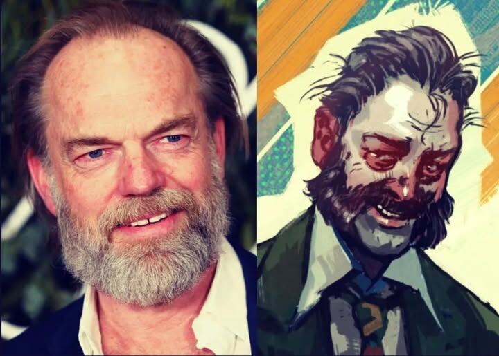 Хьюго Уивинг и Гарри Дюбуа из Disco Elysium