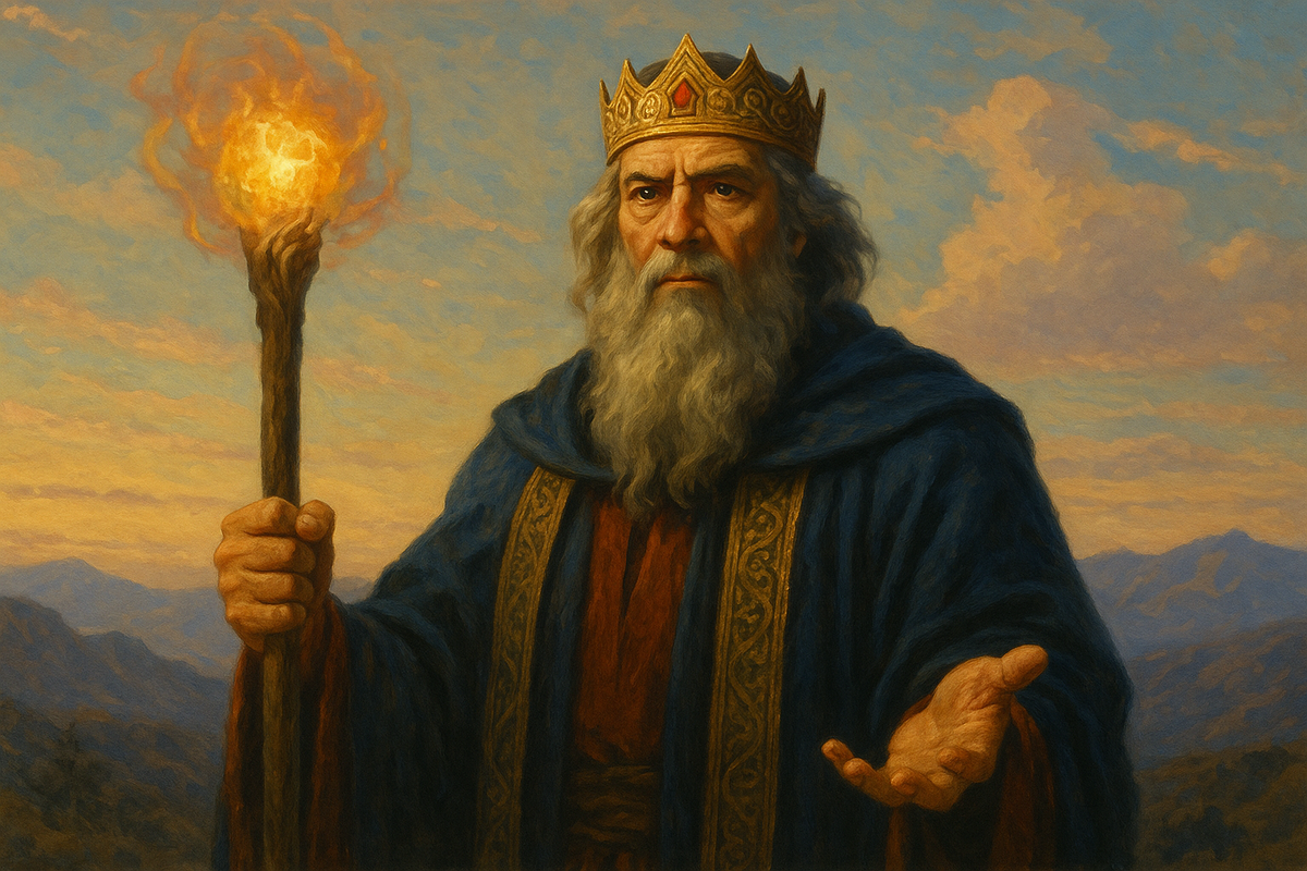 Соломон. Изображение сгенерировано атвором с помощью нейросети.