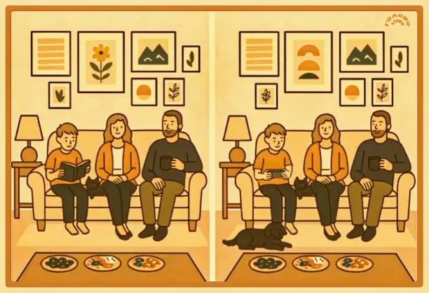 ⏱️ 15 СЕКУНД НА ВЫЗОВ: найдите 4 отличия, пока не кончилось время!