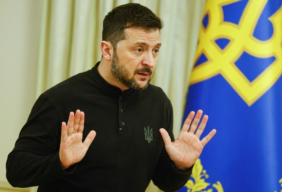    Зеленский затруднился с ответом на вопрос о возможных блэкаутах на Украине REUTERS