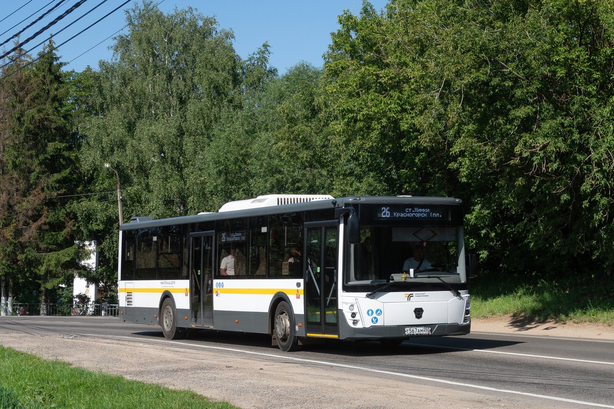 Пригородный автобус ЛиАЗ-529265-03 - самый массовый в Московской области. 