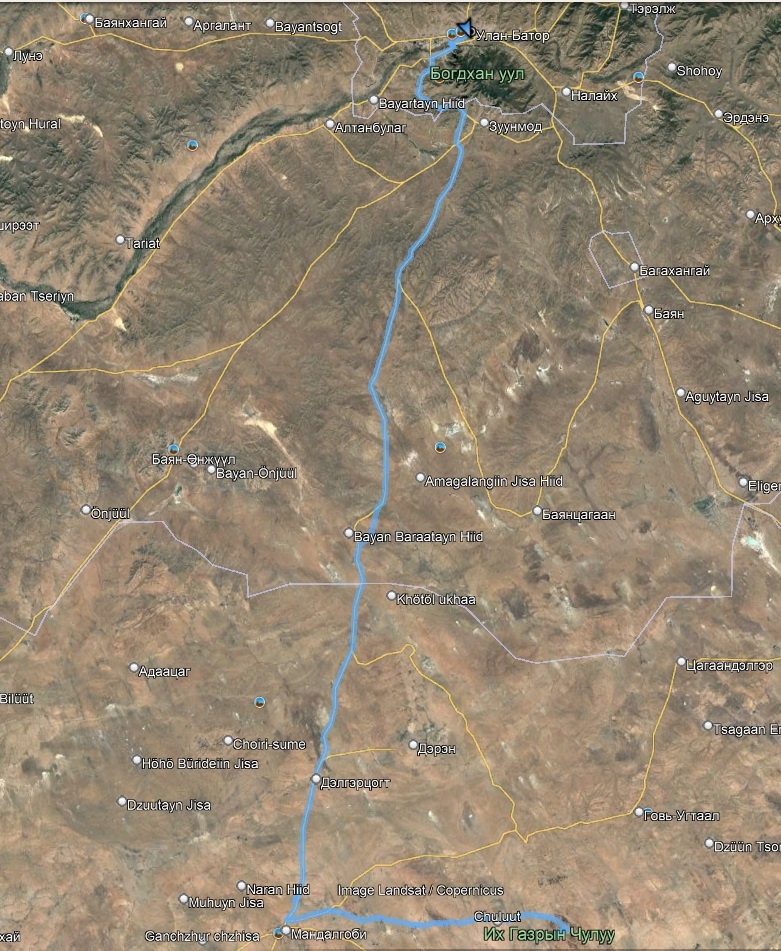 Маршрут на 21й день путешествия