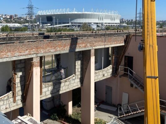    капремонт гребной базы // фото: правительство ростовской области