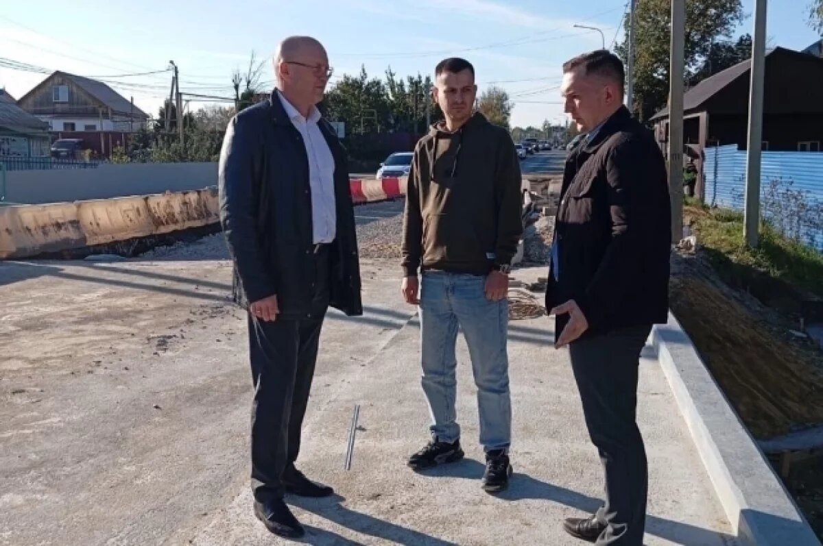    Реконструкцию моста в Ленинском районе планируют завершить в октябре