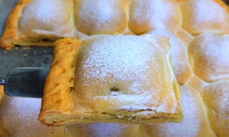 Яблочный пирог с половинками яблок: нежность теста и максимум начинки