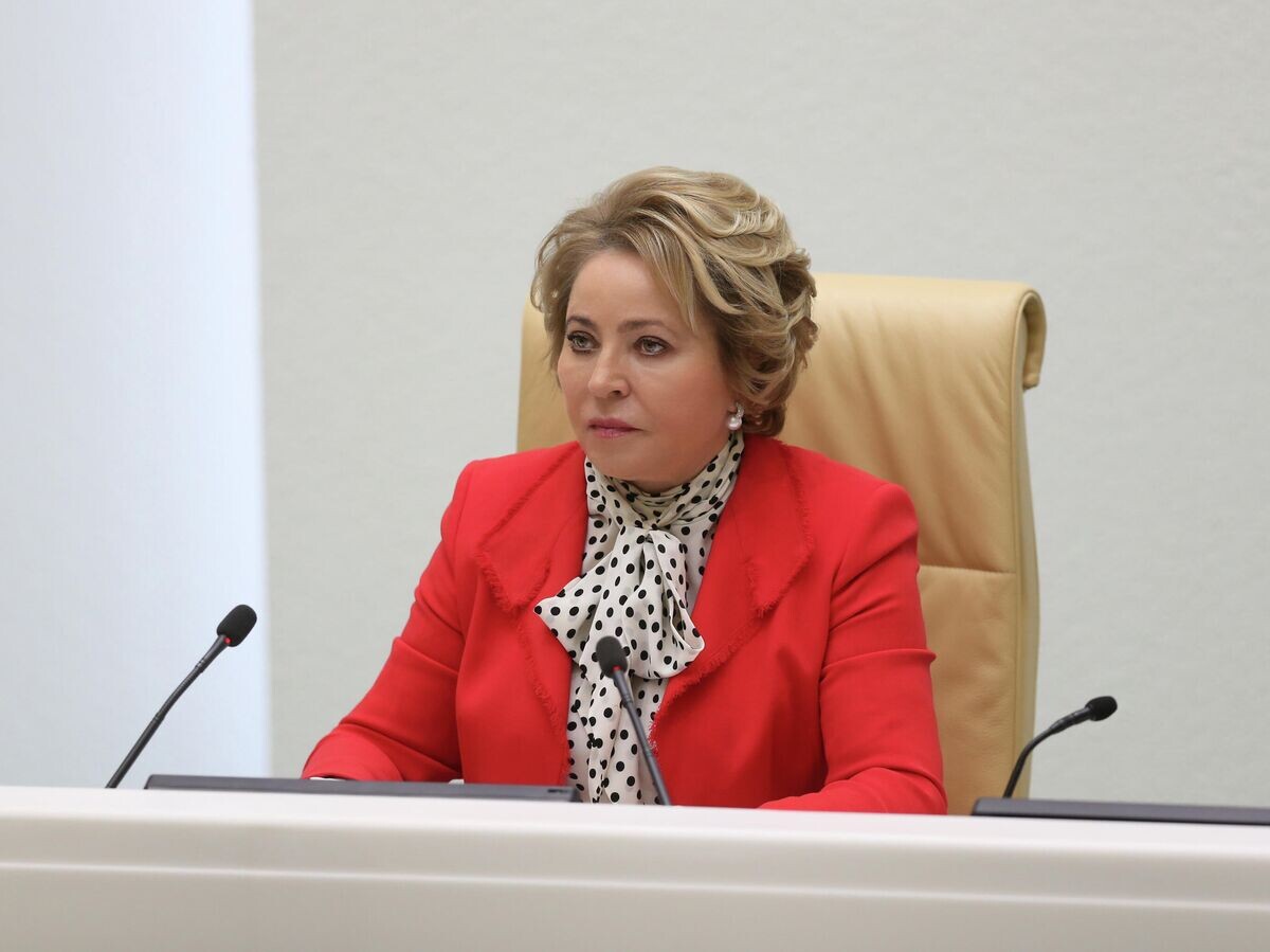    Председатель Совета Федерации РФ Валентина Матвиенко© РИА Новости / Совет Федерации РФ