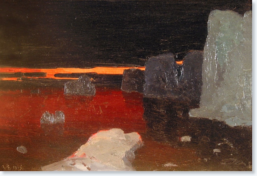Александр Борисов, «Полярный пейзаж», 1905