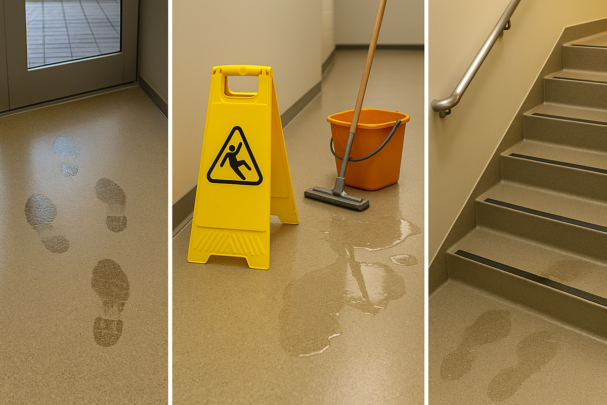 Ежедневно нас окружают риски: грязь при входе в межсезонье, повседневная влажная уборка, мокрые следы от обуви.