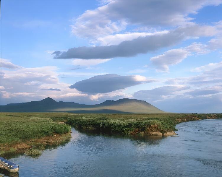 Пейзажи в пойме реки Пегтымель. Фото: Георгиевский Игорь
