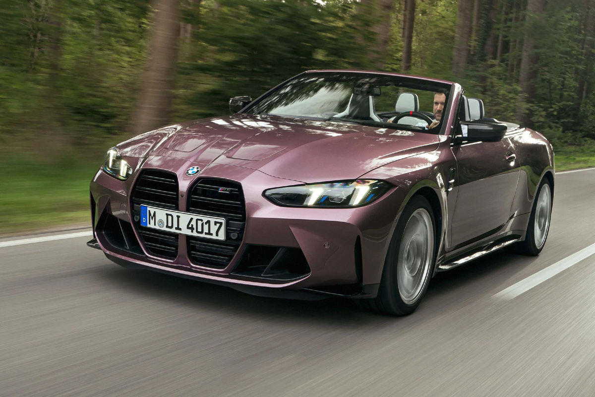 2024 G82 BMW M4, G83 M4 Convertible — обновлённый дизайн, комплектация; спортивные версии мощностью до 530 л. с.