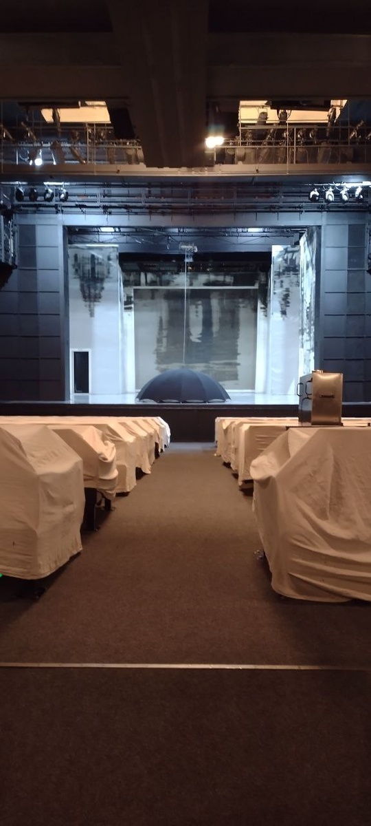 Театральный зал Ленкома, фотография автора статьи