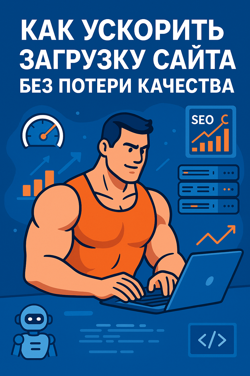 Как прокачать скорость сайта за 15 минут — без боли и потери качества 💪