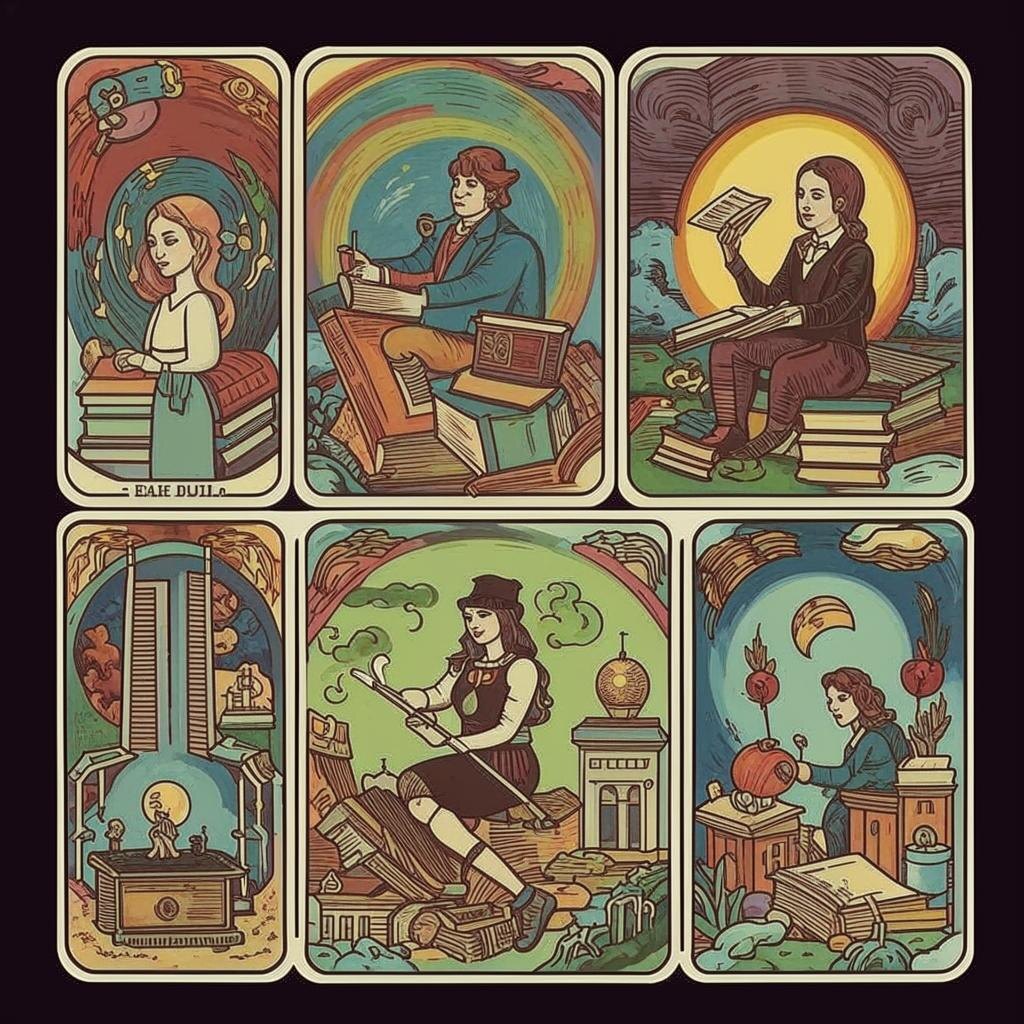 ИИ мне нагенерировал учеников в стиле Таро