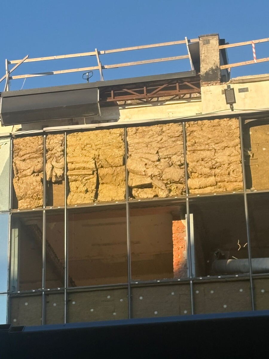 Пример некачественной укладки утеплителя