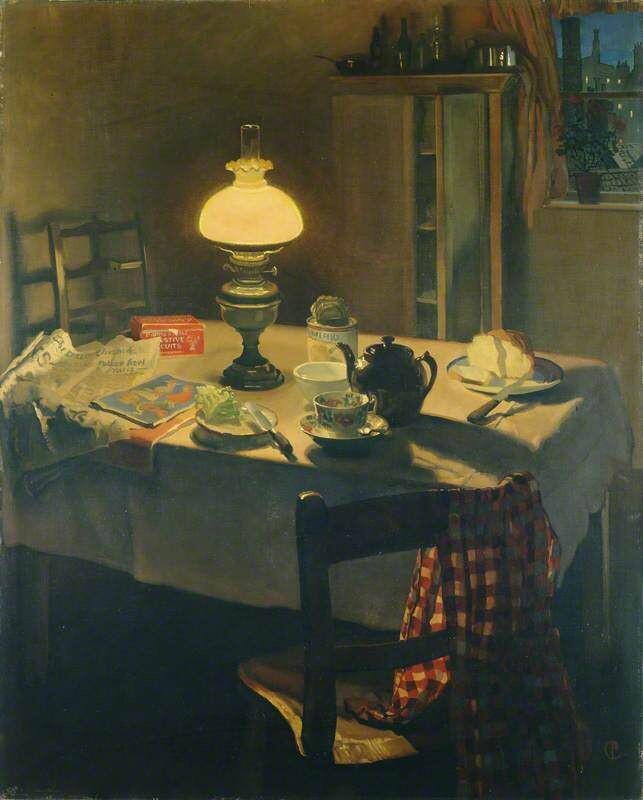 «Вечер» (Evening) — масляная картина Изабель Кодрингтон (1874–1943), созданная в 1925 году. Размер полотна — 127×102 см. На картине изображён кухонный стол.