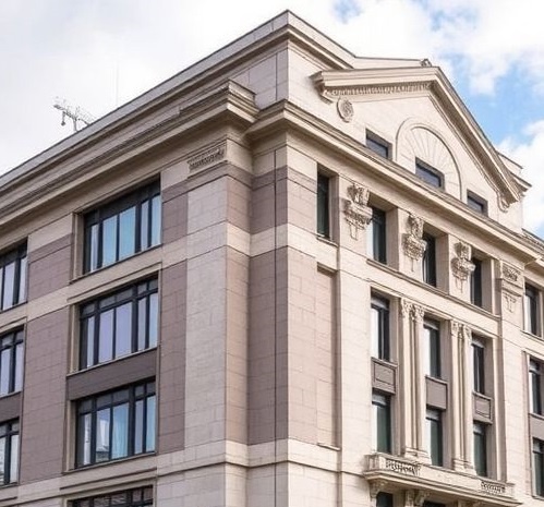 Здание в стиле модерн