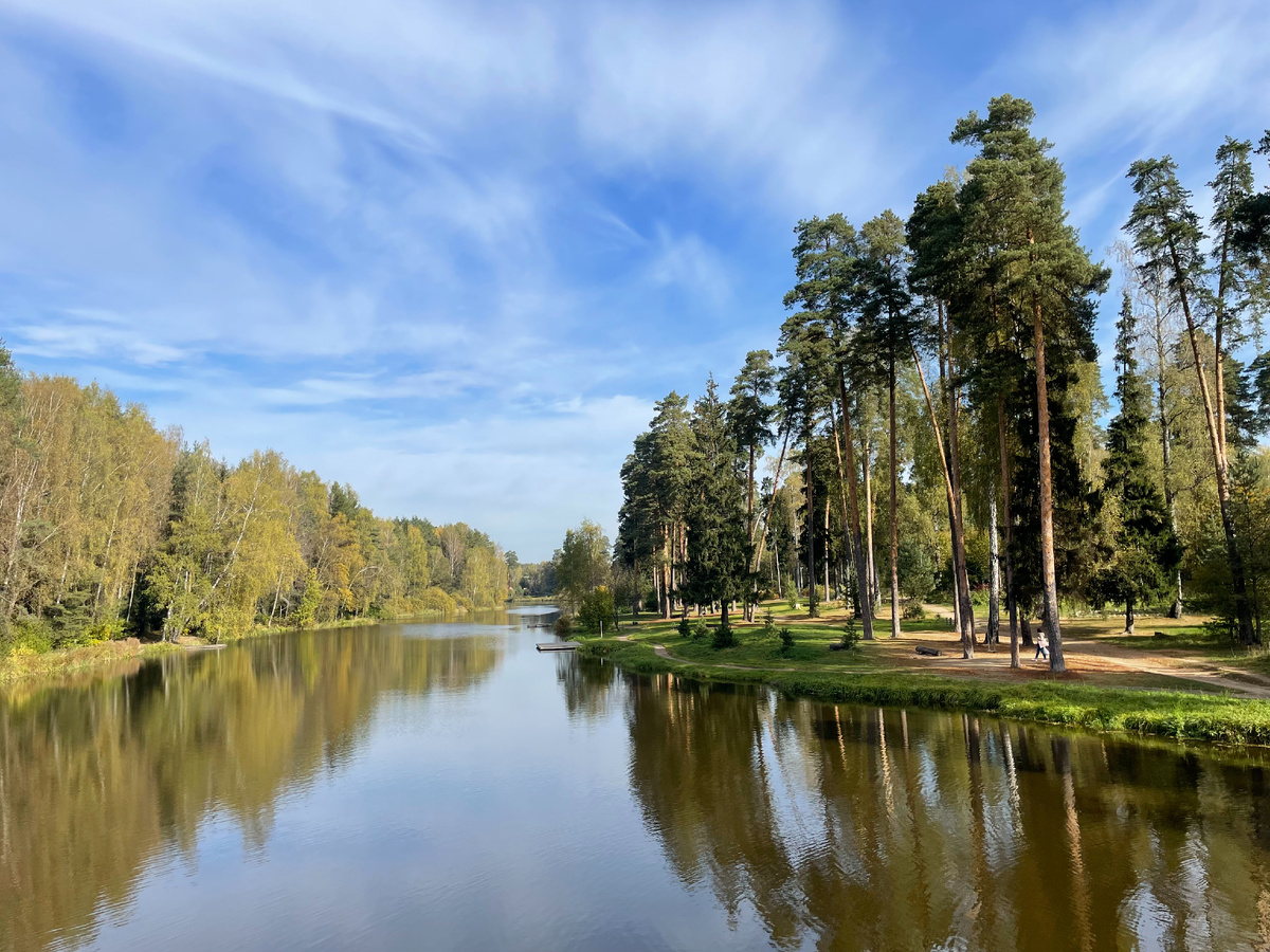 Пруд на реке Серебрянка