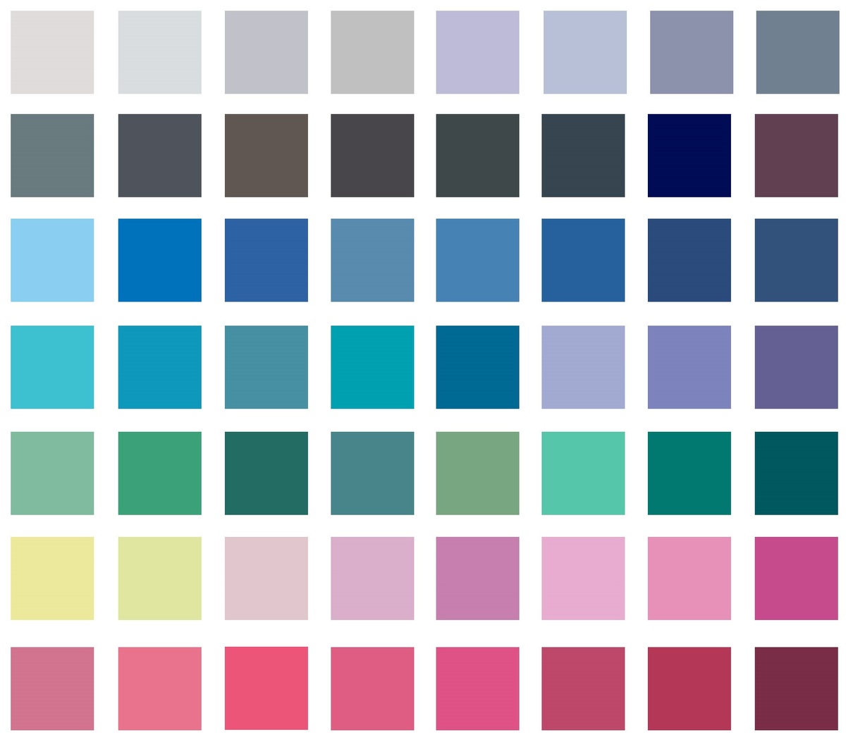 Это - цвета, которые идут Лету