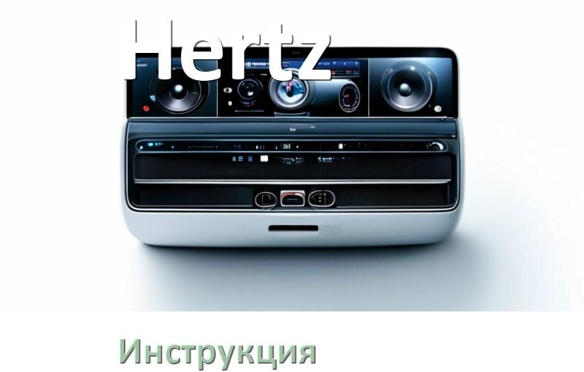 
Руководство пользователя от магнитолы Hertz инструкция PDF на русском
