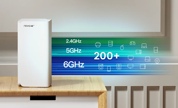 Tenda MX21 Pro — это система Mesh Wi-Fi, разработанная для предоставления высокоскоростного интернет-доступа в домах среднего и большого размера. Она создает распределенную сеть с несколькими узлами по всему дому благодаря технологии Tenda Mesh. Комплект из 3 устройств MX21 Pro способен покрыть площадь 360 кв. м. Tenda MX21 Pro поддерживает технологию Wi-Fi 6E с полосой пропускания 160 МГц. Суммарная трёхдиапазонная скорость беспроводной сети до 5665 Мбит/с, что позволяет полностью использовать возможности вашего высокоскоростного широкополосного интернета. Мощный четырёхъядерный CPU процессор Broadcom и 256 МБ памяти RAM позволяют одновременно подключать более 200 устройств.