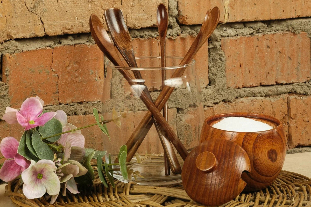 Набор деревянных ложек-дозаторов для специй Mirus Group, Яндекс Маркет
