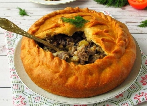 Балеш: Древний торт из мяса и теста. Пошаговый рецепт