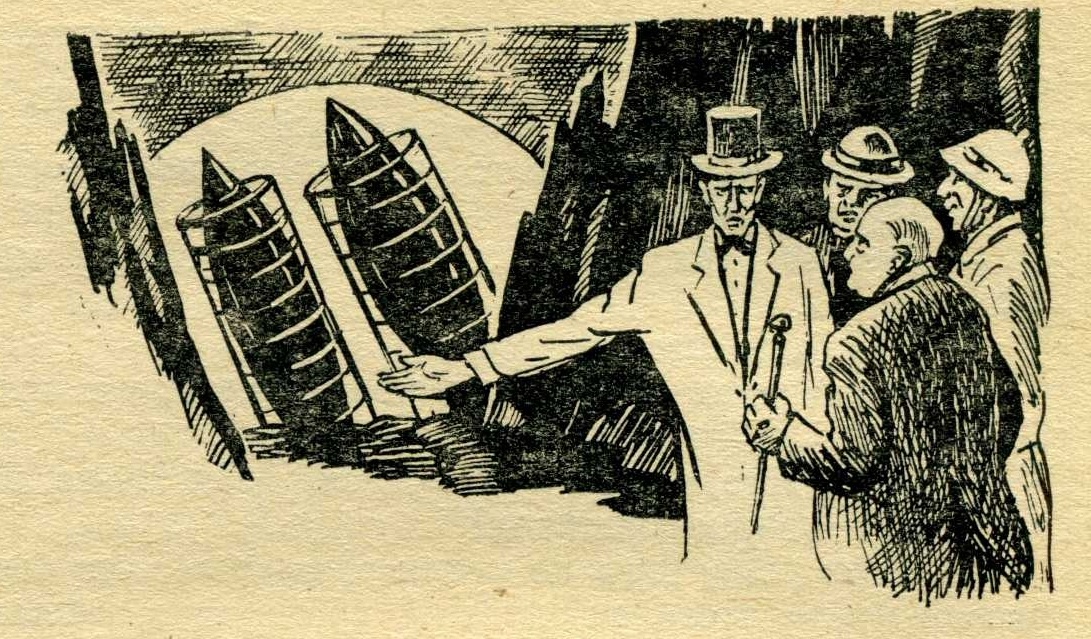 Иллюстрация к рассказу Алексея Толстого "Союз пяти". Изображение взято из открытых источников