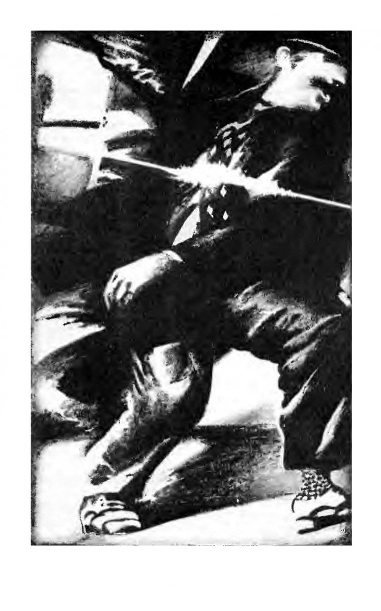 Игорь Мельников. Иллюстрация к роману Алексея Толстого "Гиперболоид инженера Гарин". Изображение взято из открытых источников