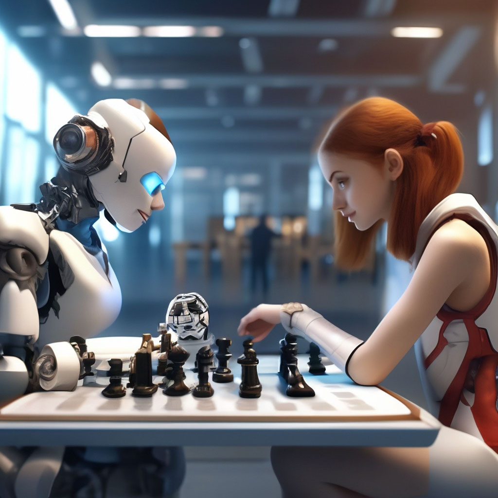 Шахматы с киборгом