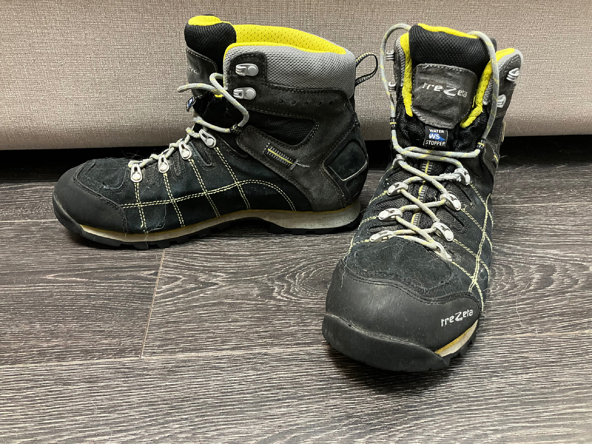 Мои треккинговые ботинки