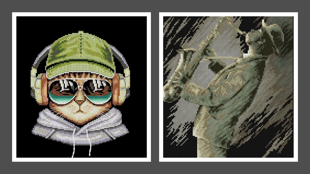 кот от Panna, а кто дизайнер саксафониста - ? Если знаете, напишите в комментариях