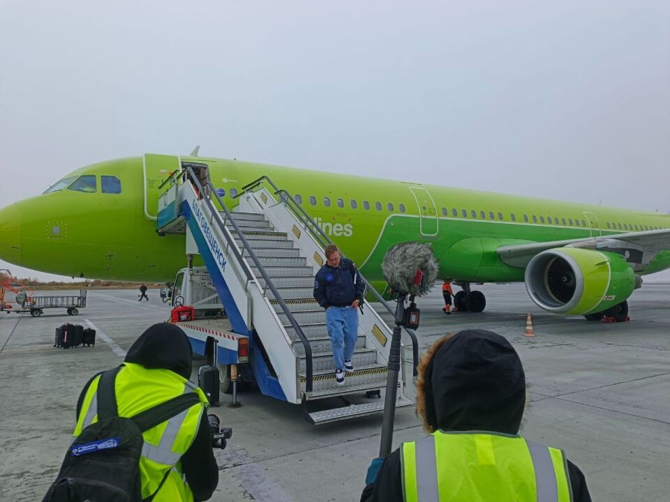    Женя Трофимов прилетел в Благовещенск. Источник: t.me/Silv0Nik