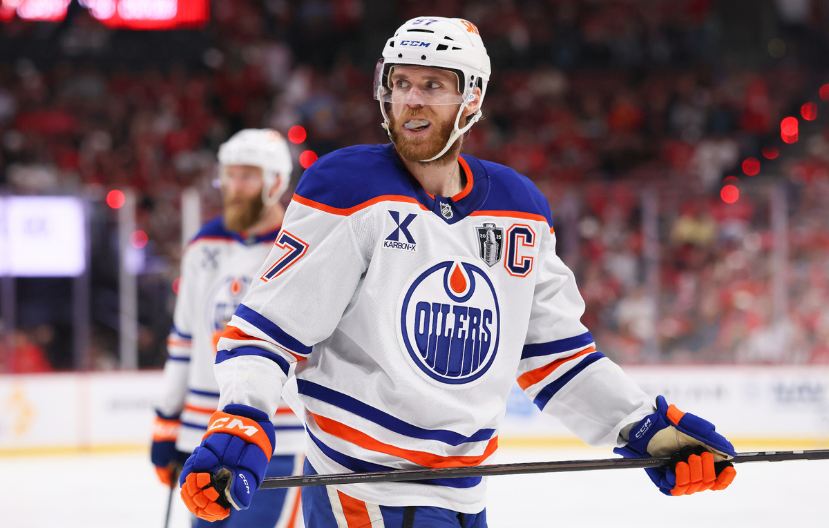    Нападающий "Эдмонтона" Коннор Макдэвид  Bruce Bennett/Getty Images