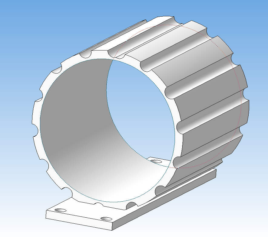Станина - основная часть корпуса электрической машины, к которой крепятся рабочие узлы и детали.