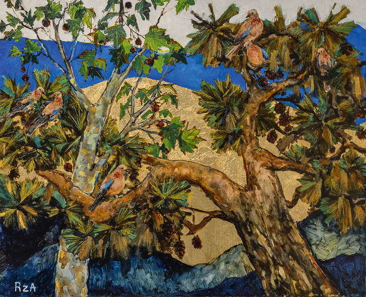 Рза Рзазаде. Среди ветвей. 2025