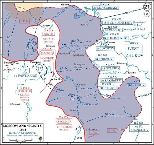 Положение сторон в конце 1941 — начале 1942 годов