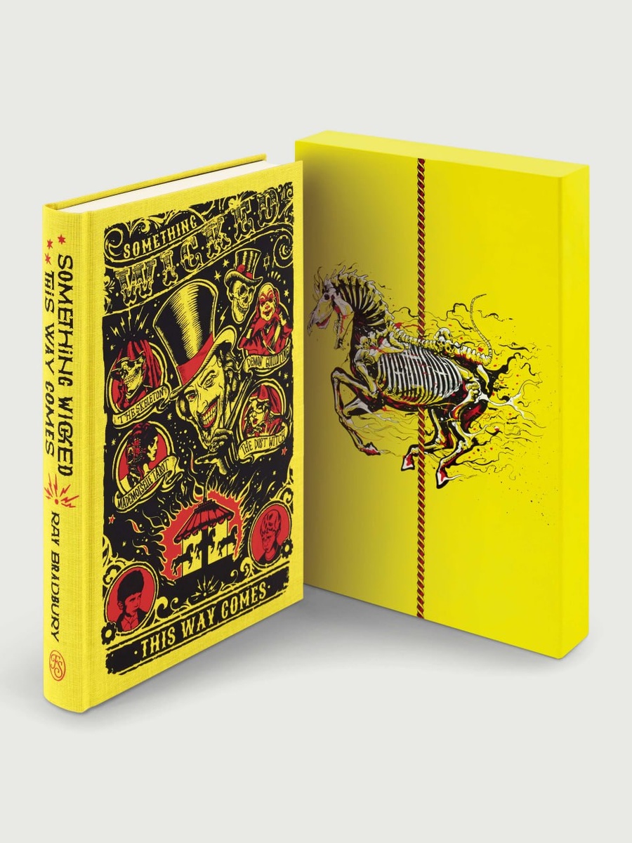 Обложка иллюстрированного издания романа «Надвигается беда» от Folio Society