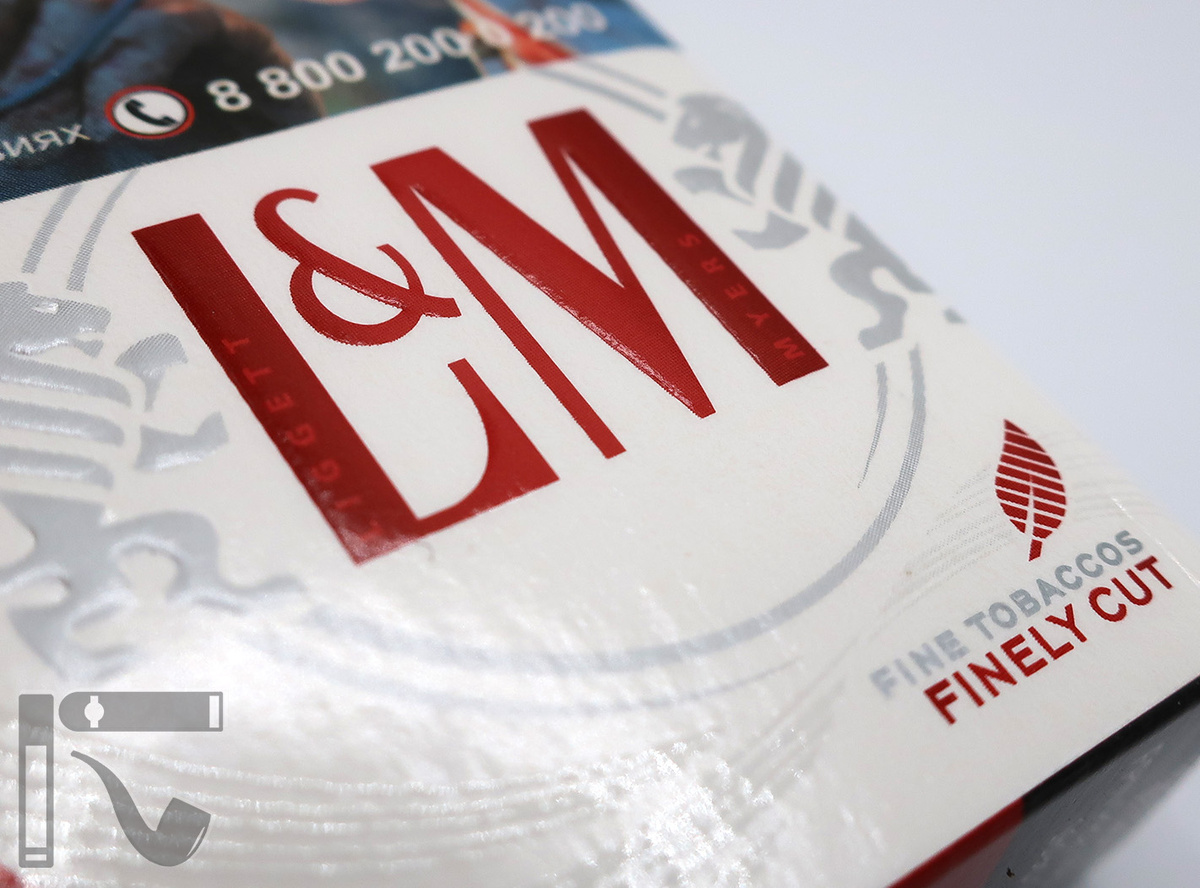 Дубль на сигареты L&M Red. Фото: © канал "Уголок Курильщика"